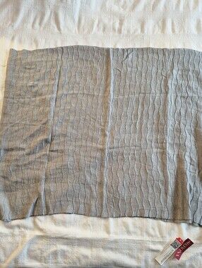 Merona women's silver metallic infinity scarf NEW